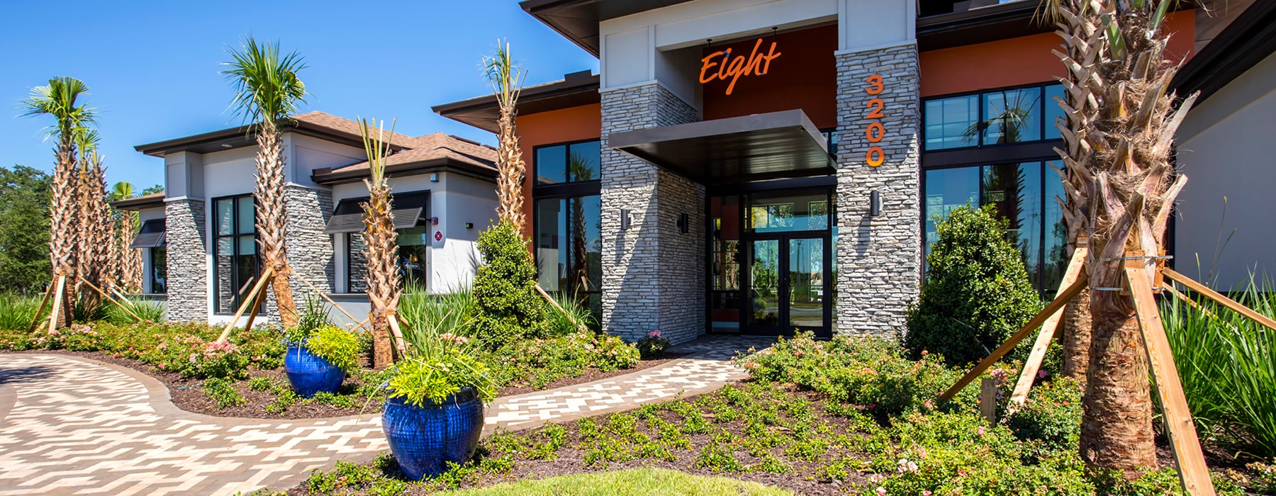 East at Innovation property and entrance